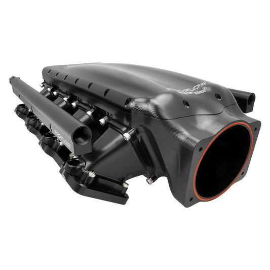 *Backorder* Proflow Billet CNC LS Intake Manifold Kit, SuperMax Plus, For Holden Commodore LS1/LS2 Suits Cathedral Port Cylinder Heads, 102mm Bore, Gloss Black