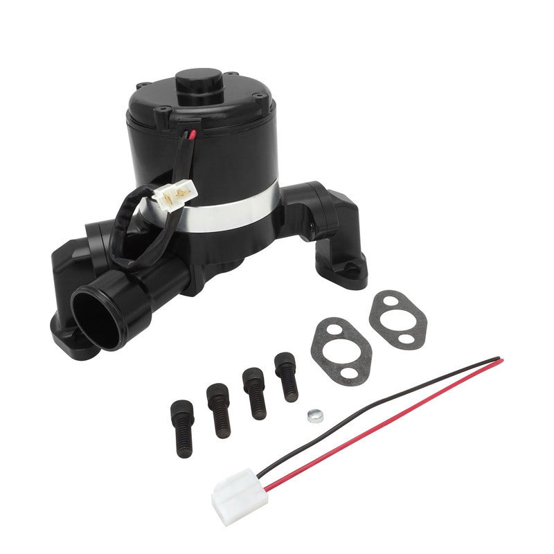 Proflow Water Pump, Electric, Aluminium, Black, 132 LPM/35 GPM at 12 Volts, For Chevrolet, Small Block