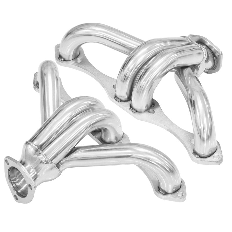 Proflow Exhaust Headers, 1- 5/8'' Tight-Fit Block Huggers SB Chev, Black Ceramic, Set