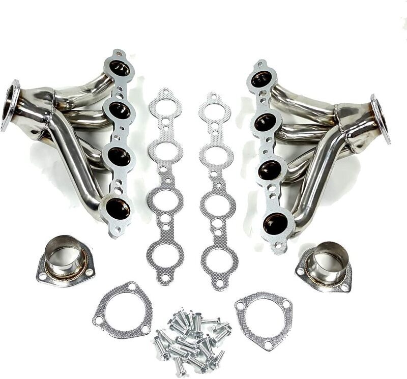 Proflow LS Exhaust Headers, Tight-Fit 1-5/8'' Block Huggers, Chevrolet Holden LS1 LS2 Centre Outlet,  Set