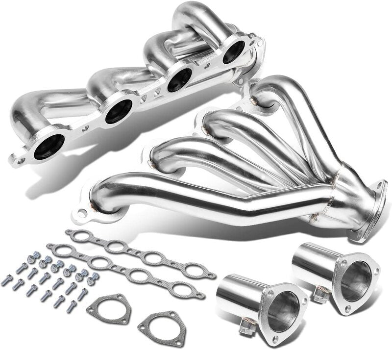 Proflow LS Exhaust Headers, Tight-Fit 1-5/8'' Block Huggers, Chevrolet Holden LS1 LS2 Rear Outlet, Stainless Steel, Set