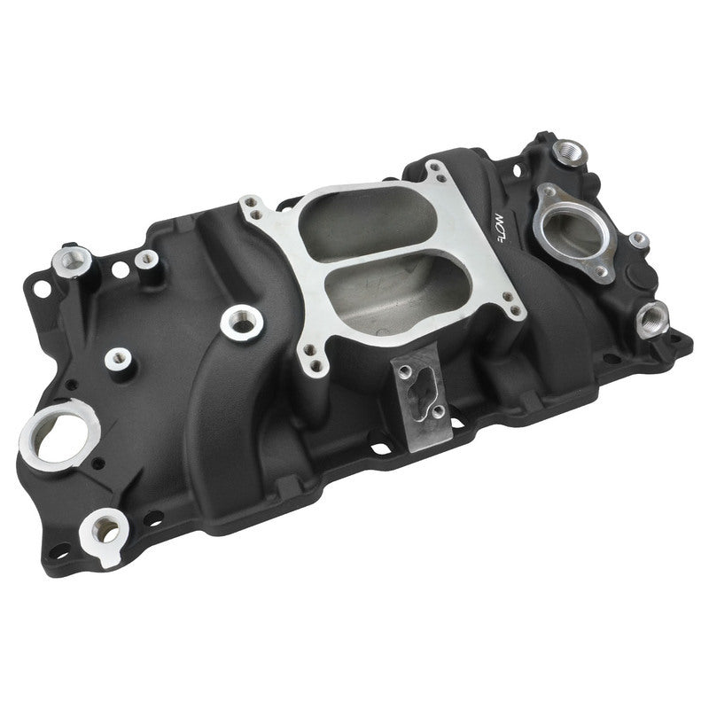 Proflow Intake Manifold, AirDual , Aluminium, Square/Spread Bore, For Chevrolet, Small Block