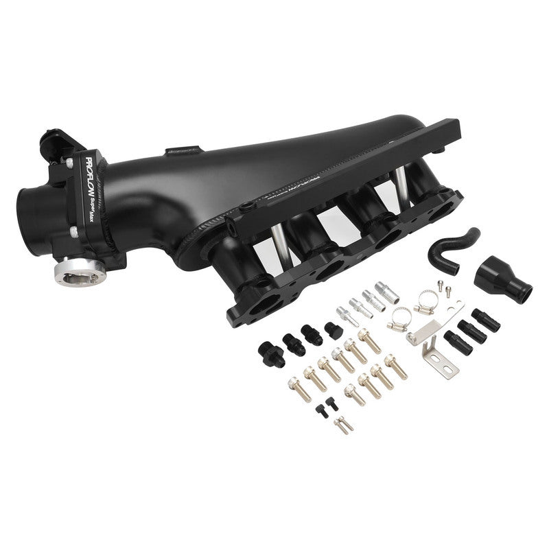 Proflow Intake Manifold Kit, For Nissan SR20 S14/S15, Fabricated Aluminium, 76mm Throttle Body, Fuel Rail Kit