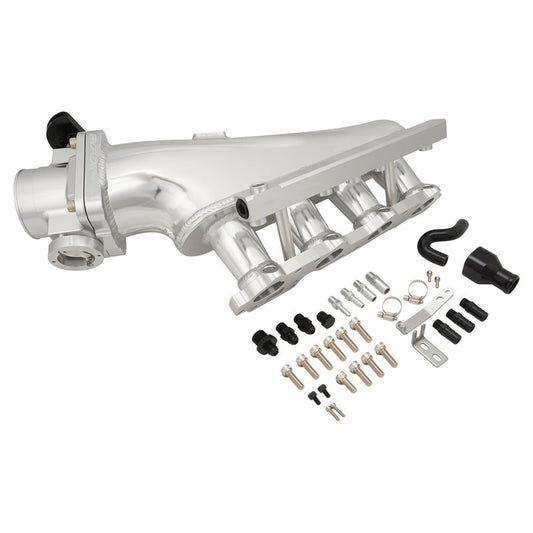 Proflow Intake Manifold Kit, For Nissan SR20 S14/S15, Fabricated Aluminium, 76mm Throttle Body, Fuel Rail Kit