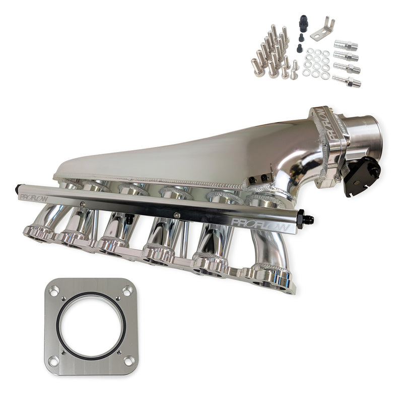 Proflow Intake Manifold Kit V2, For Ford Falcon XR6 BA/BF/FG Barra, Fabricated Aluminium, 80mm Bore