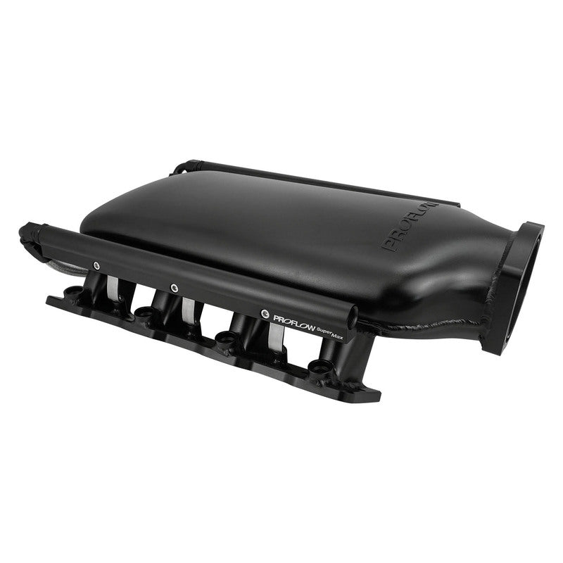 Proflow SuperMax Plus EFI Intake Manifold Kit, Gen 2, For Holden Commodore LS1/LS2, Fabricated Black, Low-Profile, w/Fuel Rails, 102mm Bore