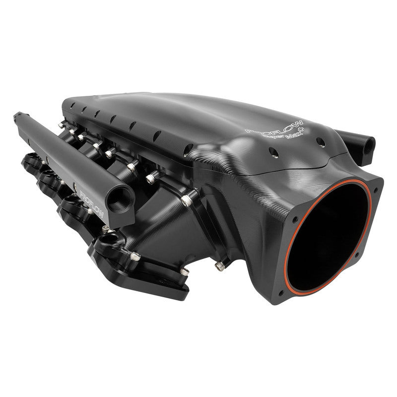 *Backorder* Proflow Billet CNC LS Intake Manifold Kit, SuperMax Plus, For Holden Commodore LS1/LS2 Suits Cathedral Port Cylinder Heads, 102mm Bore, Gloss Black