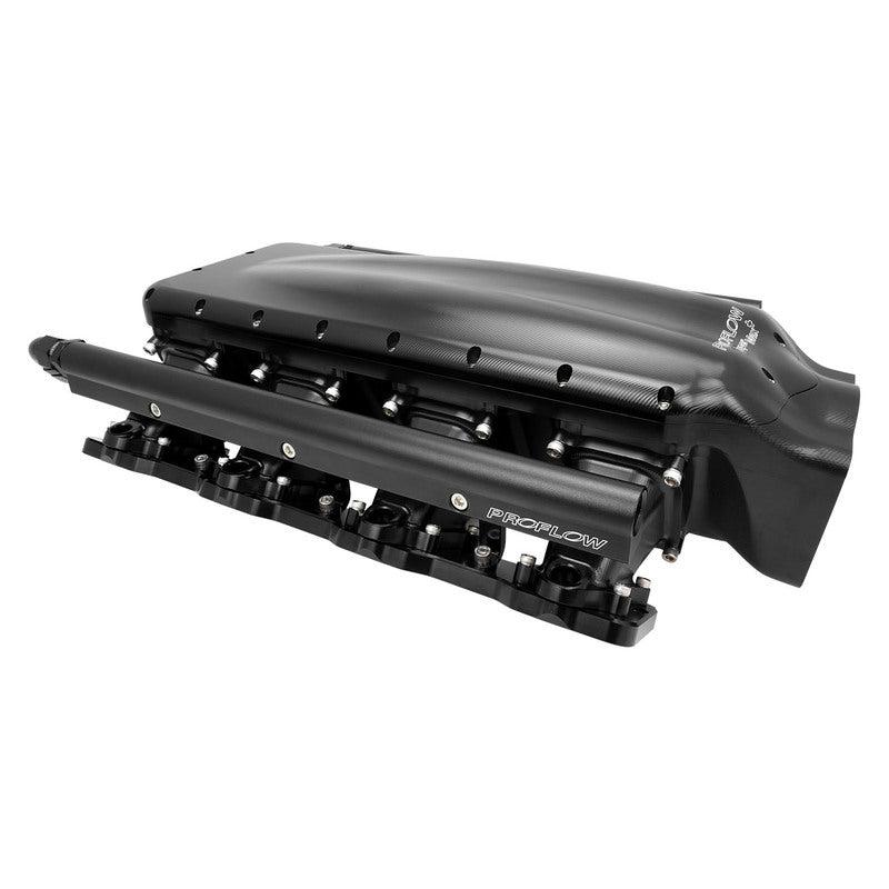 *Backorder* Proflow Billet CNC LS Intake Manifold Kit, SuperMax Plus, For Holden Commodore LS3/L92, 102mm Bore, Gloss Black