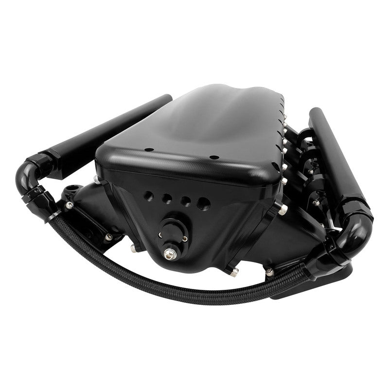 *Backorder* Proflow Billet CNC LS Intake Manifold Kit, SuperMax Plus, For Holden Commodore LS3/L92, 102mm Bore, Gloss Black