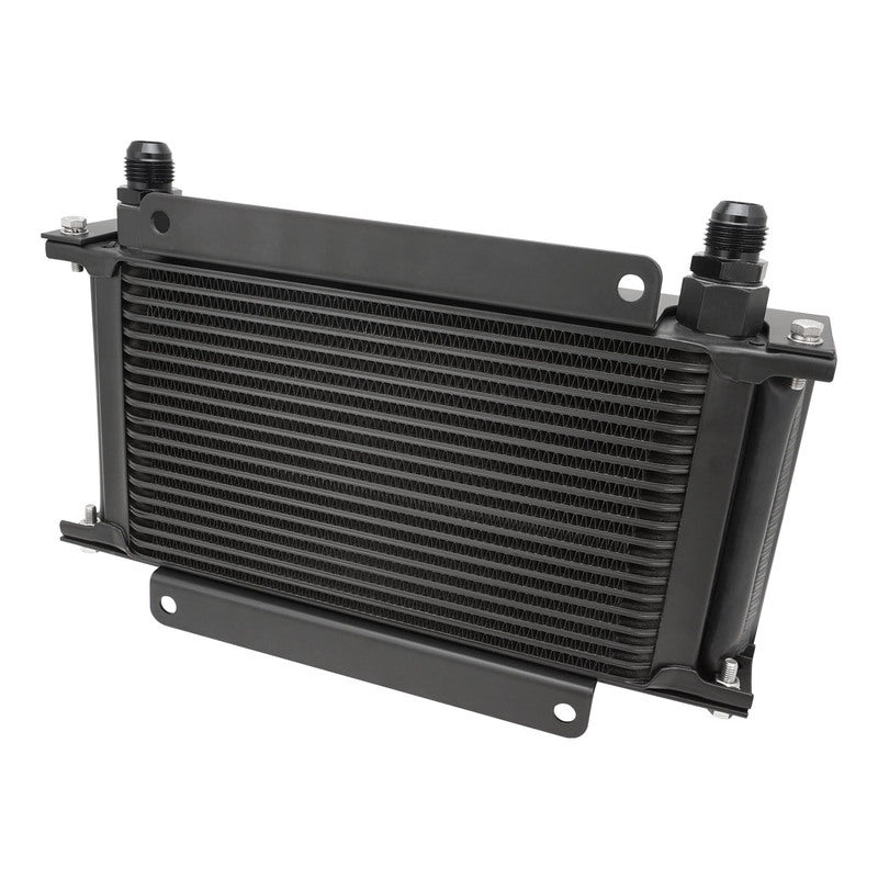 Proflow Oil Cooler Kit, Ultra Pro, 19 Row, Dual Fan 625 CFM, AN10 ORB Female, Aluminium, Black