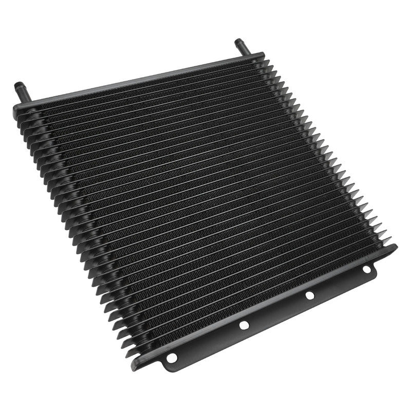 Proflow Transmission Oil Cooler Kit, For Holden Commodore VE V6 & V8, 280 x 255 x 19mm, 3/8'' Barb, Black Powdercoated