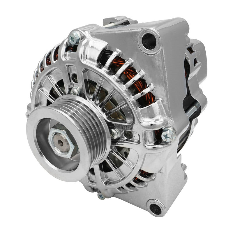 Proflow Alternator Power Spark, 140 Amp, For Holden Commodore LS VT, VX, VY, Internal Regulator, Serpentine Pulley,