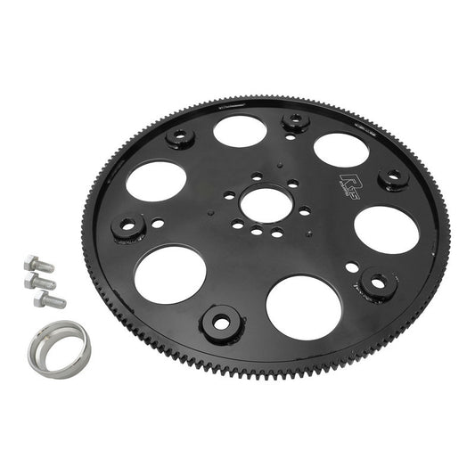 RTS Transmission Flexplate, Black Premium Series, LS1-LS7,4L60, 4L65E, 4L80E, TH350, TH400 TH700, 10.75" & 11.06" PCD, Holden Commodore ,w/Crank Converter Bush