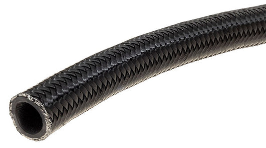 140 SERIES BLACK STAINLESS BRAID OVER RUBBER HOSE